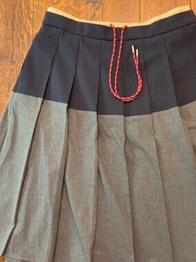 REVIVO SKIRT DARK GREY HEATHER